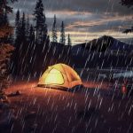 風雨交加的藍嶺山脈